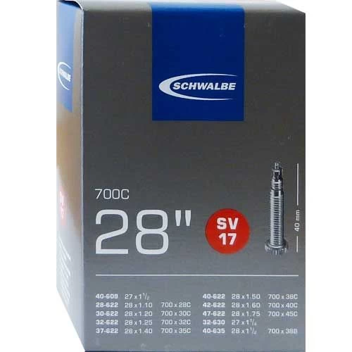 Schwalbe - Chambre à Air SV17 28" 700 C 3 Schwalbe - Chambre à Air SV17 28" 700 C